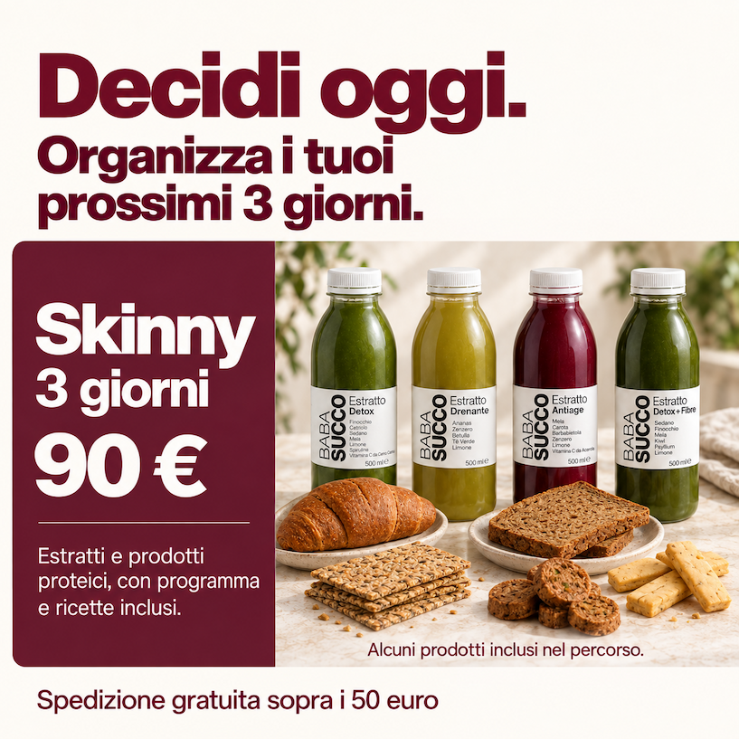 Il tuo percorso Skinny inizia qui!