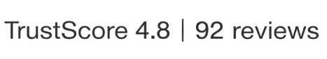 TrustScore 4.8 | 92 reviews