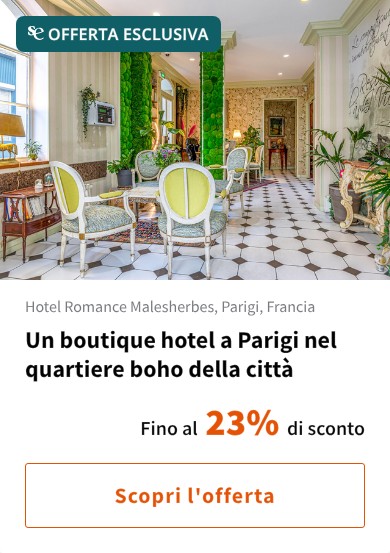 Un boutique hotel a Parigi nel quartiere boho della città