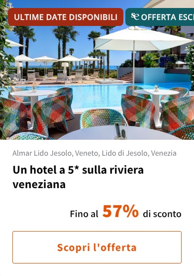 Un hotel a 5* sulla riviera veneziana