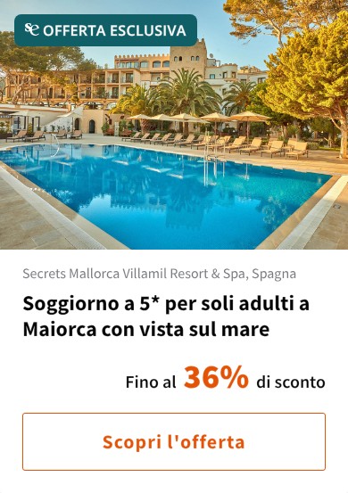 Soggiorno a 5* per soli adulti a Maiorca con vista sul mare