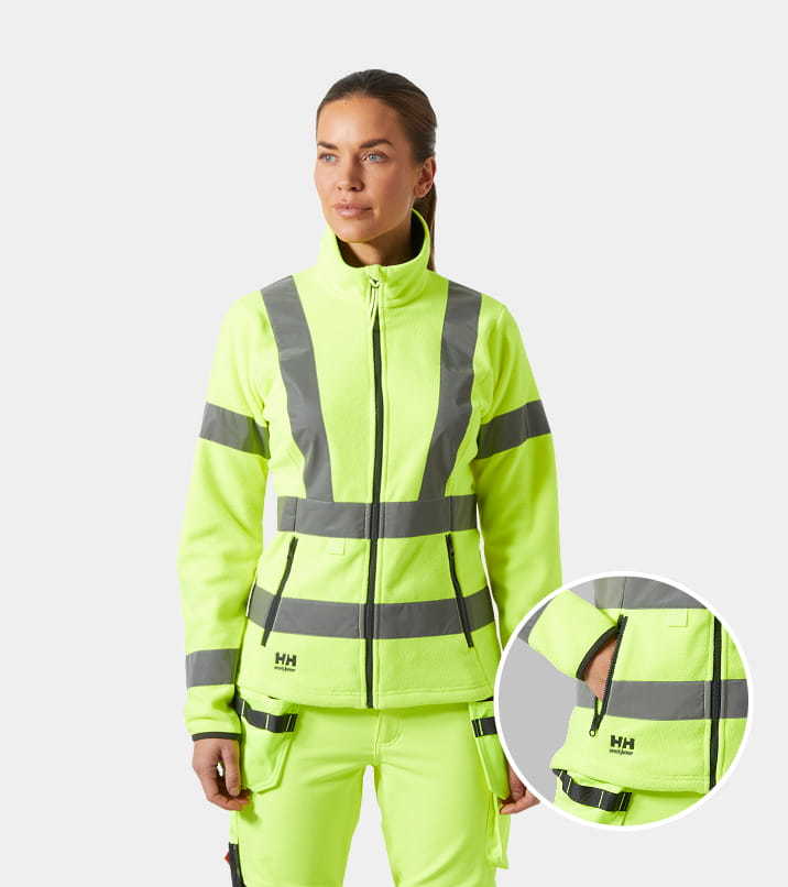 Women's Alna 2.0 Hi Vis Fleece Jacket