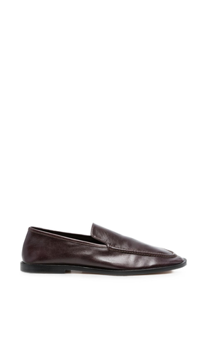 Leather loafers
