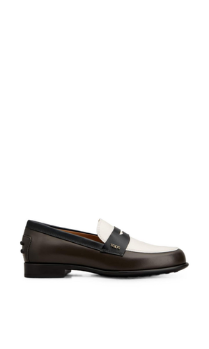 Leather loafers