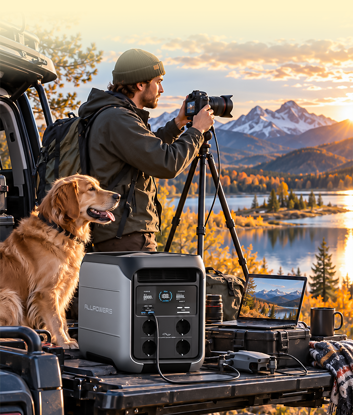 P1800 Centrale Elettrica Portatile 1800W 1024Wh LiFePO4 Batteria