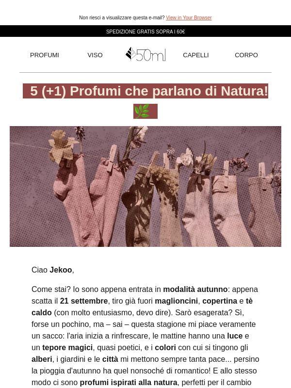 Jekoo: oggi indossiamo la natura, ti va? 🌿