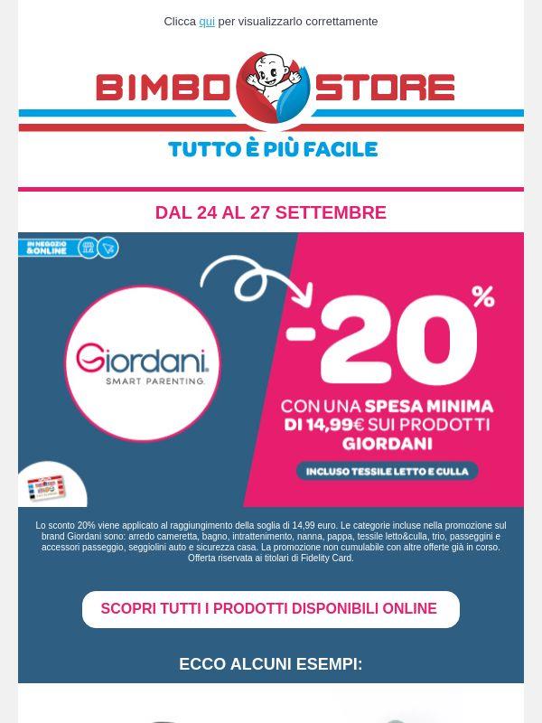 ✌🏼😎 Sconti Giordani, Chicco e Huggies!