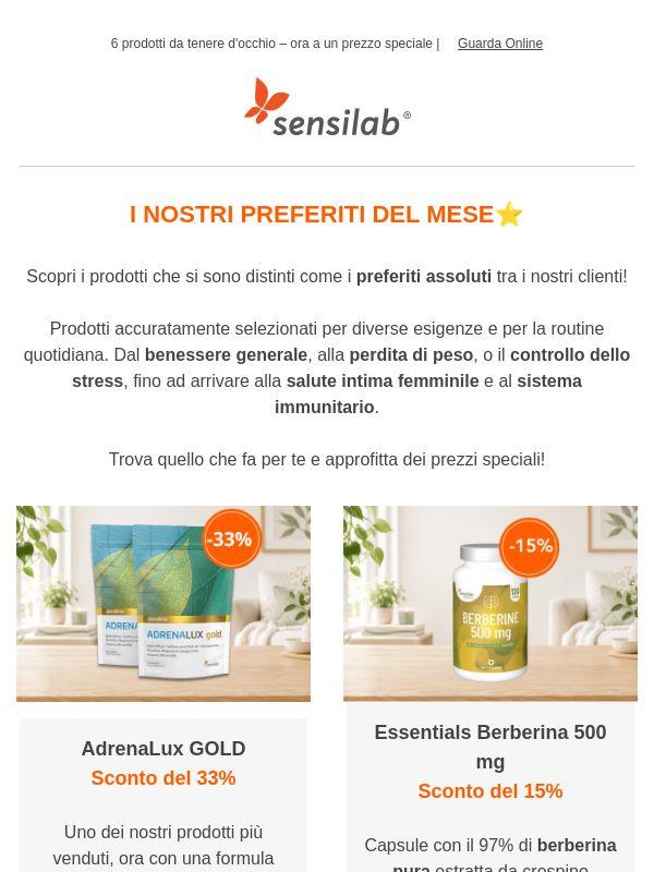 Scopri i nostri preferiti del mese