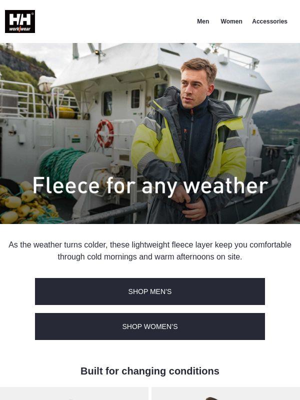 Fleece season starts now