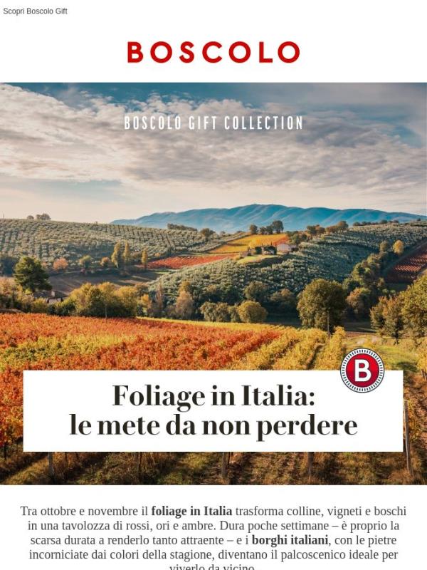 Dove andare per vedere il Foliage in Italia