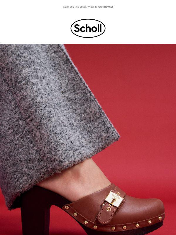 Heeled clogs for autumn