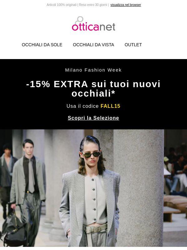 ✨ Milano Fashion Week SS27: il tuo front row con -15% EXTRA
