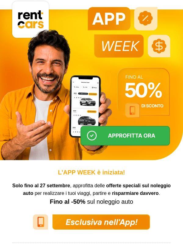 📲 Esclusiva App: fino al -50% per l'APP WEEK