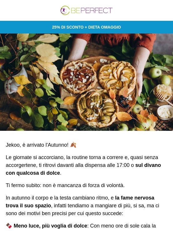🍂 Perché in autunno hai più fame (e non è colpa tua)