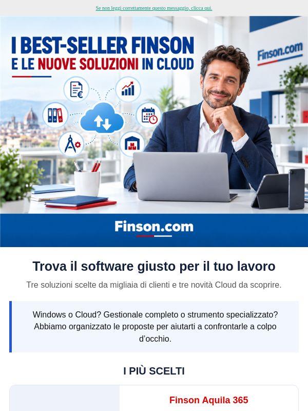 I best-seller Finson e le nuove soluzioni in Cloud