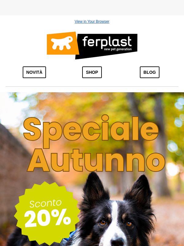 Sconto 20% su tutto 🐾