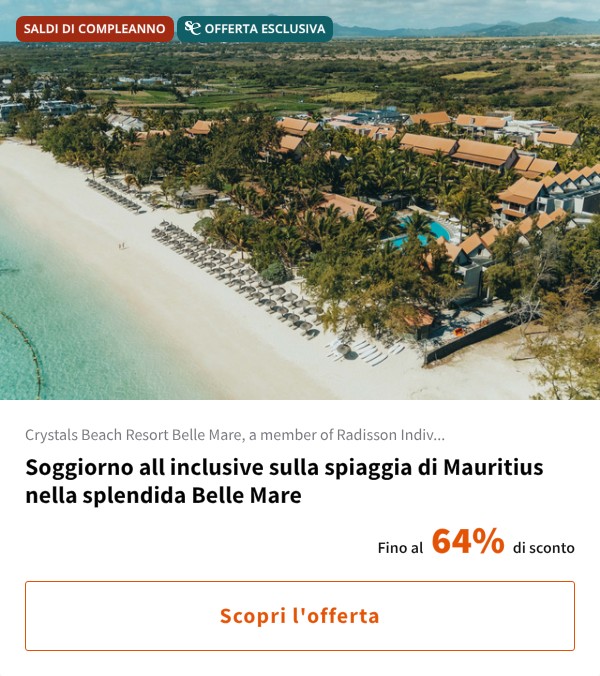 Soggiorno all inclusive sulla spiaggia di Mauritius nella splendida Belle Mare