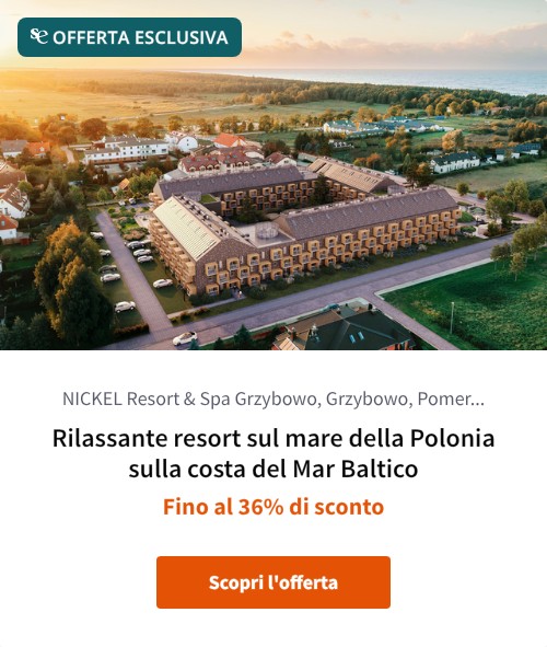Rilassante resort sul mare della Polonia sulla costa del Mar Baltico
