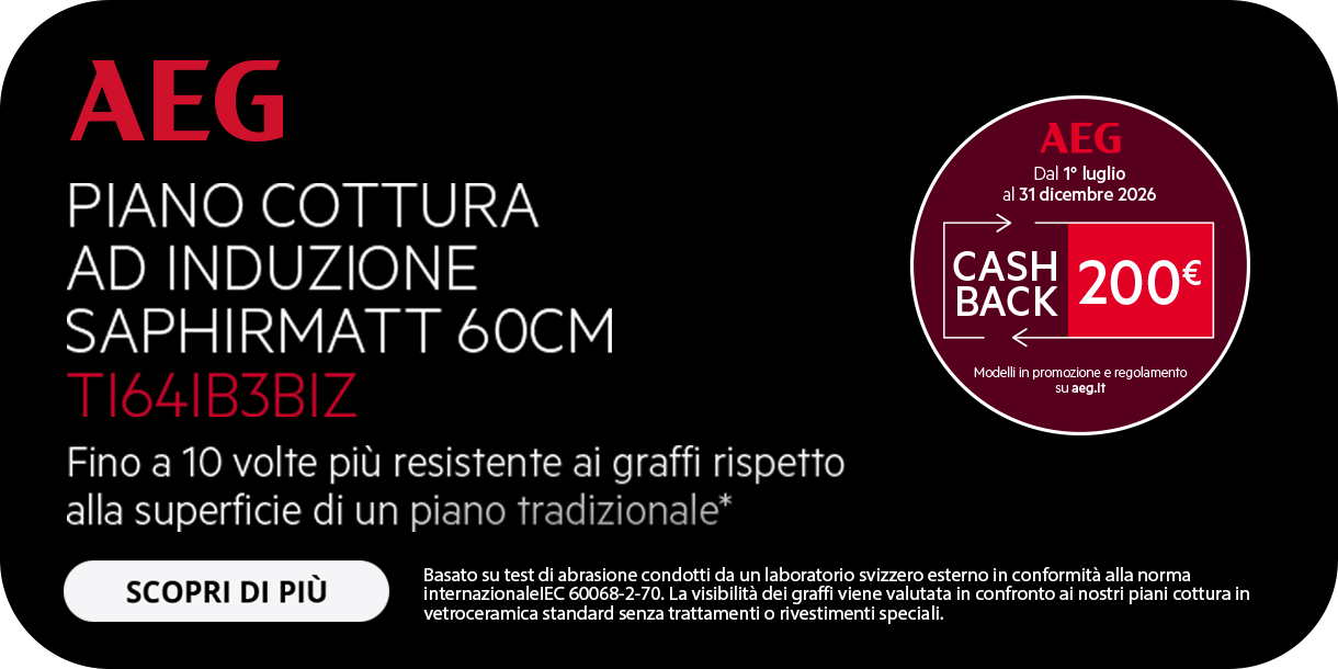 AEG Cashback Piano cottura