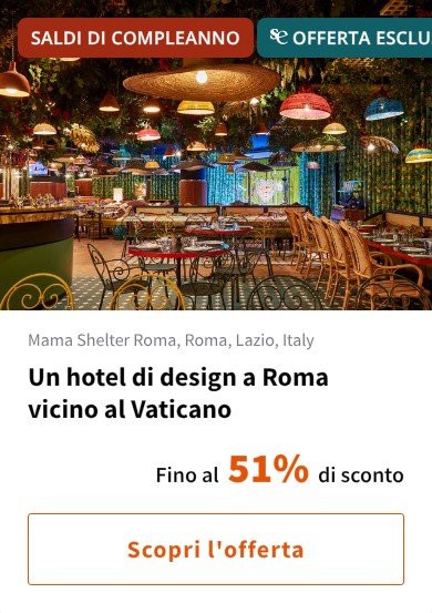 Un hotel di design a Roma vicino al Vaticano