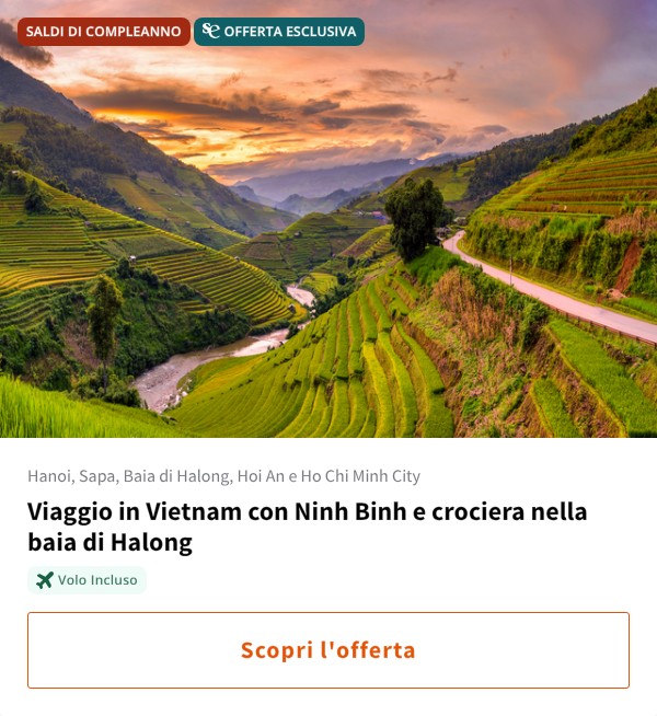 Viaggio in Vietnam con Ninh Binh e crociera nella baia di Halong