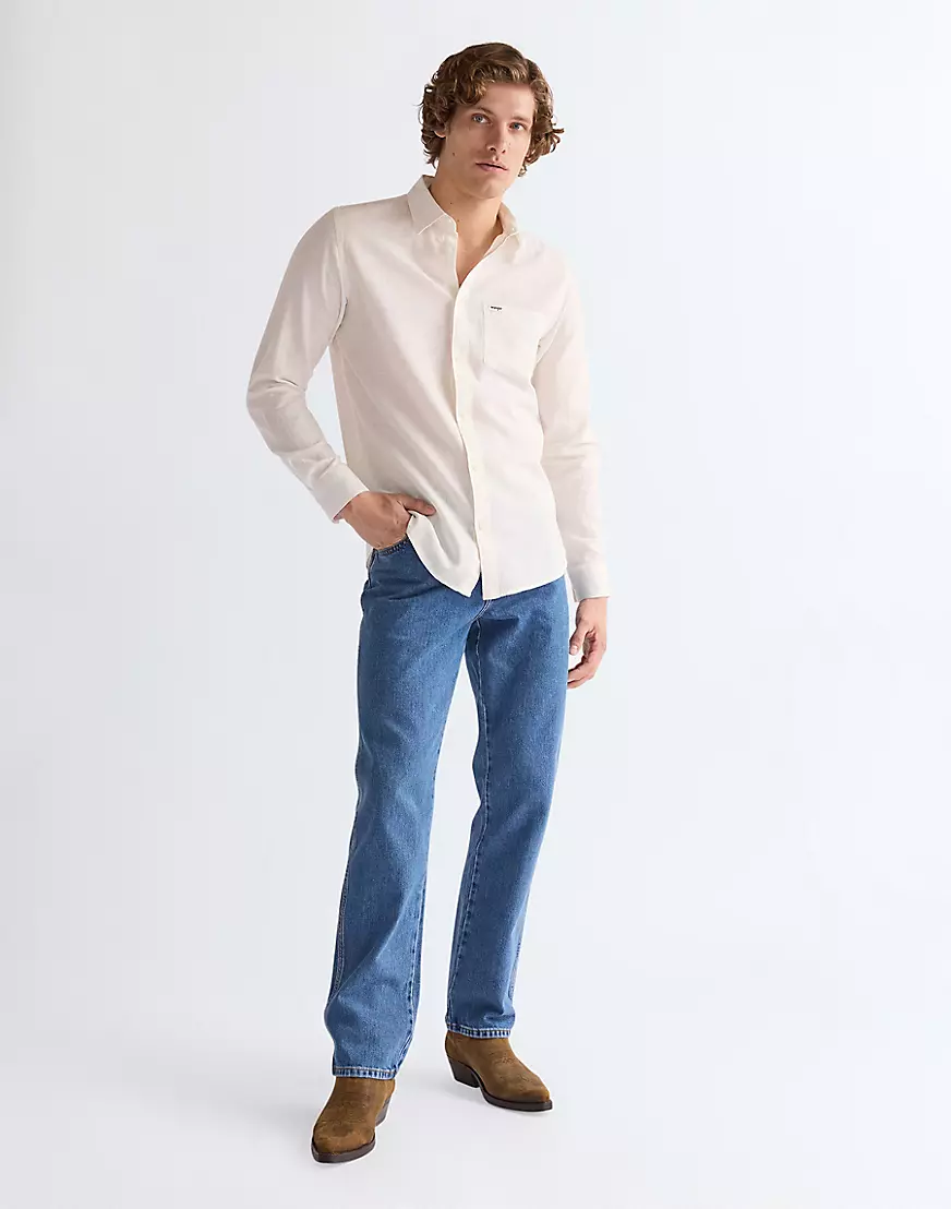 Texas Straight Non Stretch Jean in Stonewash
