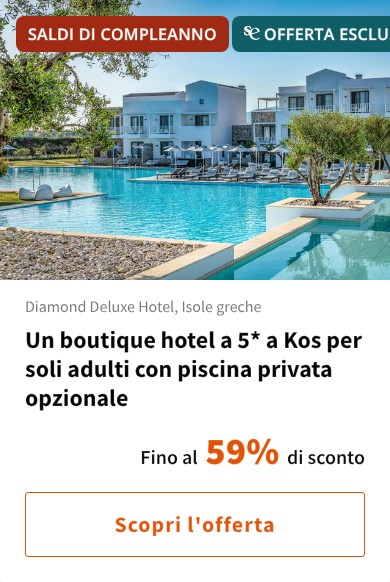 Un boutique hotel a 5* a Kos per soli adulti con piscina privata opzionale