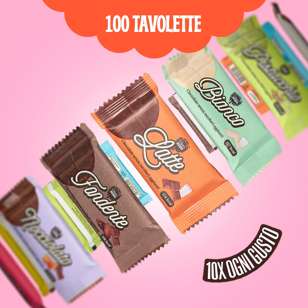 Mix 100 tavolette tutti i gusti