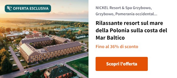 Rilassante resort sul mare della Polonia sulla costa del Mar Baltico