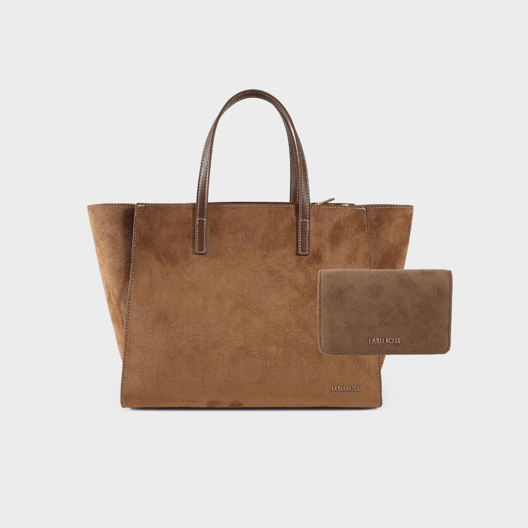 Image of MELISSA SUEDE COMBO - BISCUIT