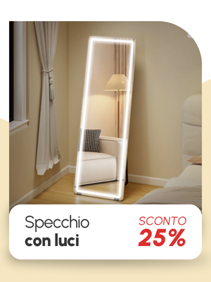 Specchio con luci