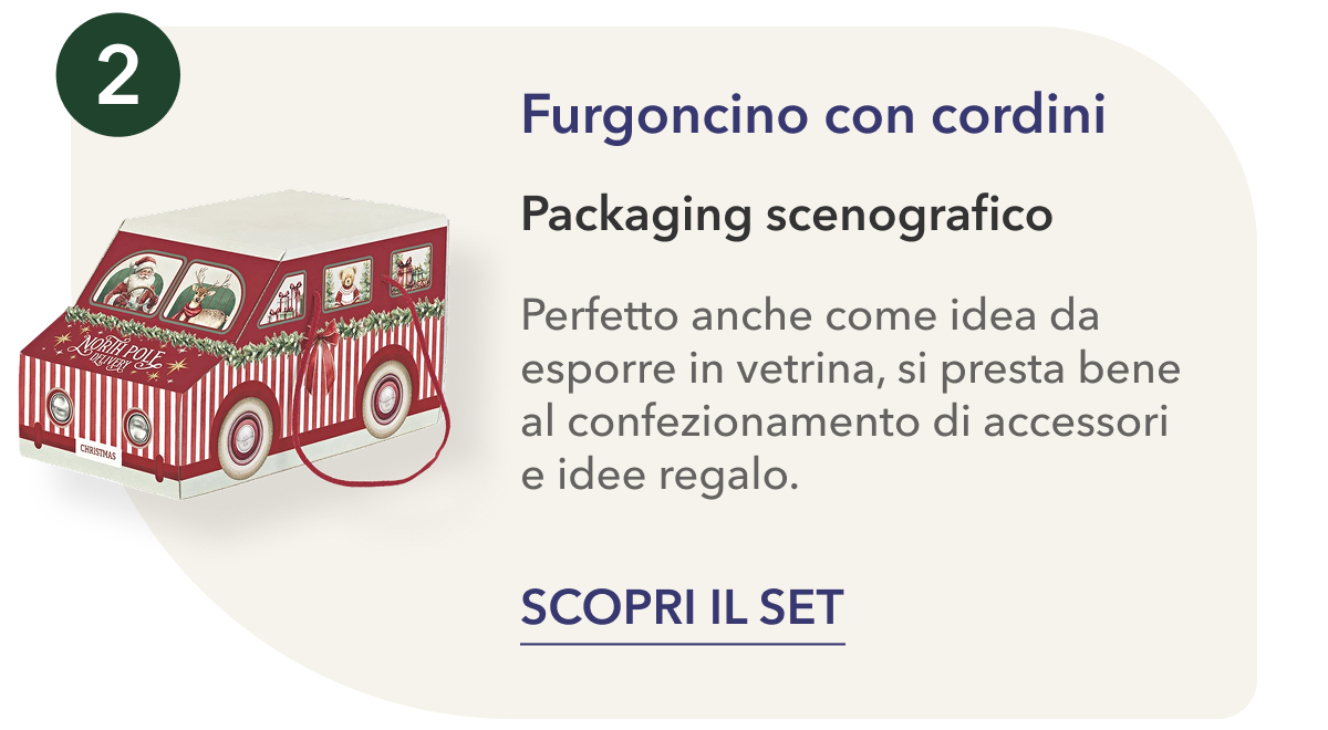 Furgoncino con cordini