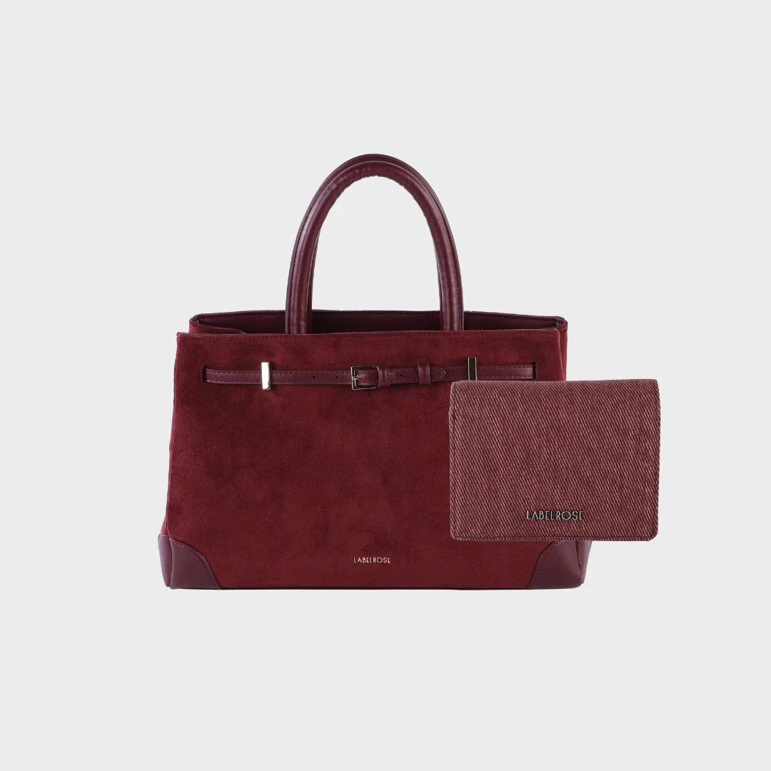 Image of MINA SUEDE COMBO - WINE