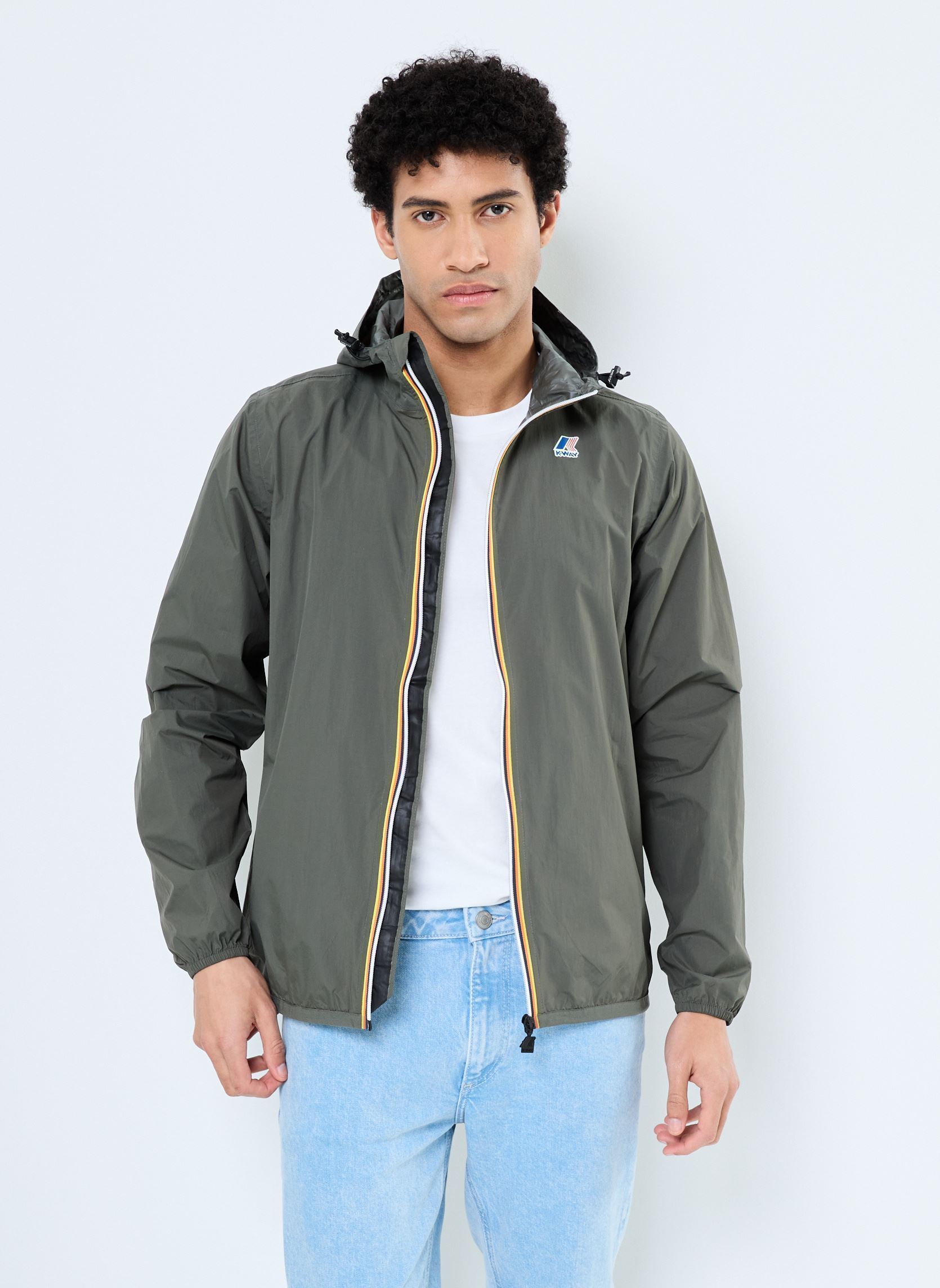 K-Way Vestes imperm&eacute;able LE VRAI 4.0 CLAUDE - Unisexe vert