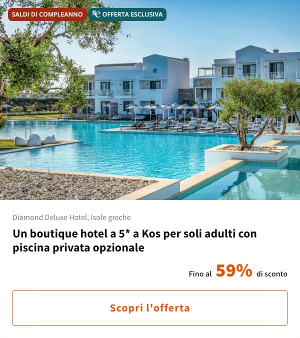 Un boutique hotel a 5* a Kos per soli adulti con piscina privata opzionale