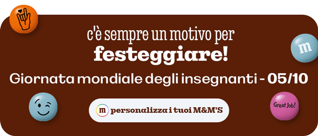 PERSONALIZZA TUOI M&M'S