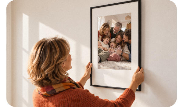 Regala un Quadro con cornice: lo scatto di famiglia sarà per sempre sulla parete