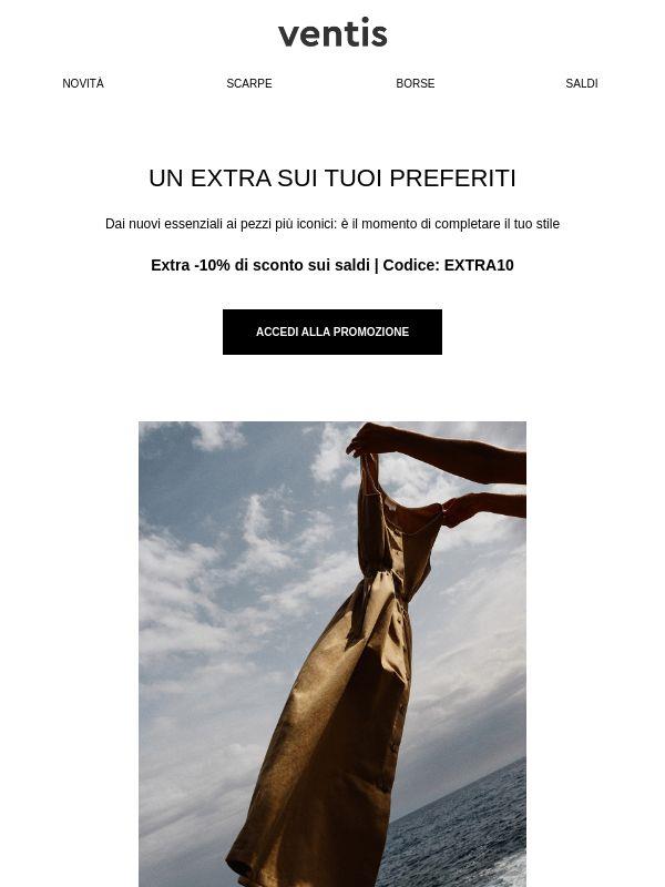 Extra -10% sui saldi fino al -60%