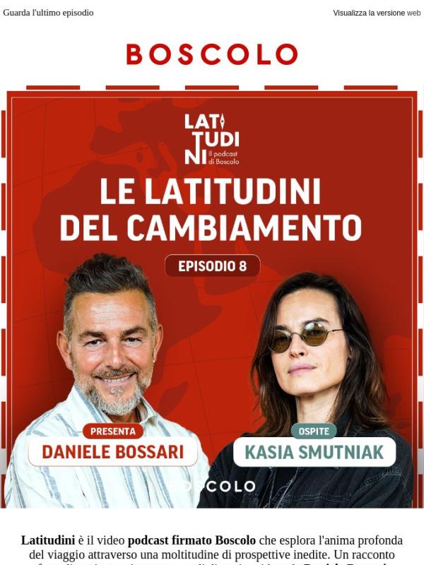 Kasia Smutniak al podcast Latitudini