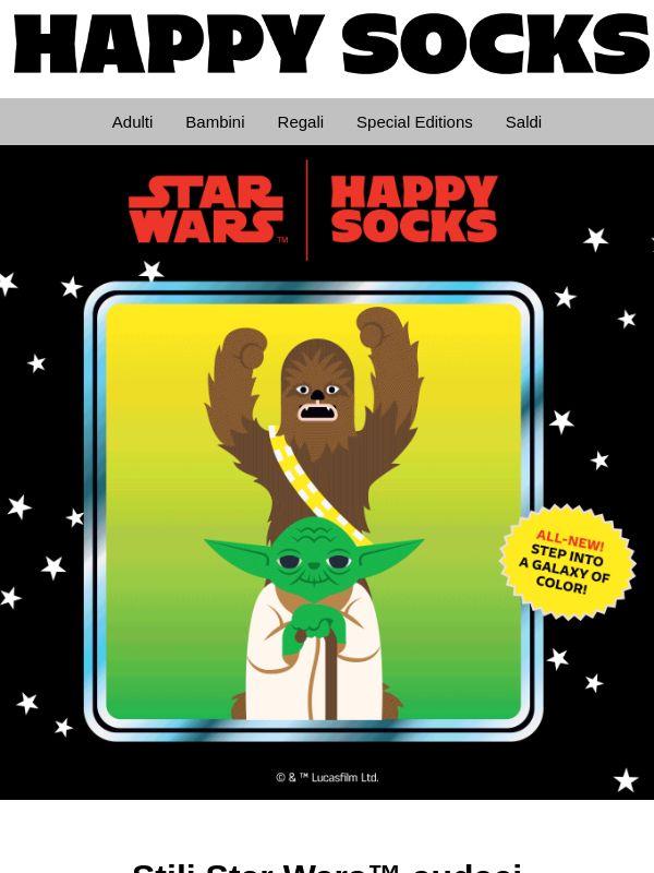 Nuove calze Star Wars™ solo per adulti