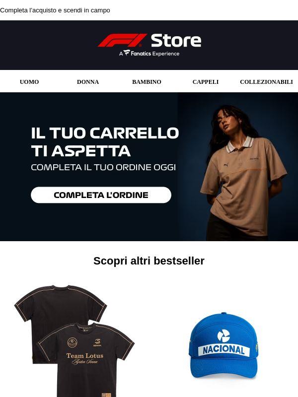 Ottime notizie: il tuo carrello è ancora qui!