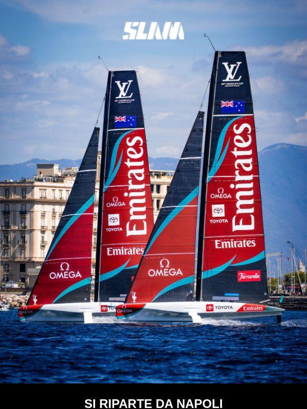 ETNZ torna in acqua a Napoli