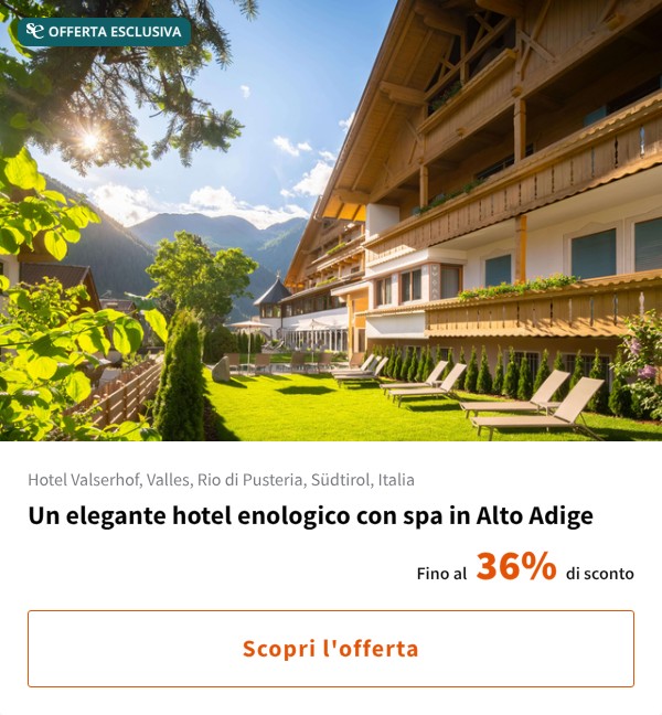 Un elegante hotel enologico con spa in Alto Adige