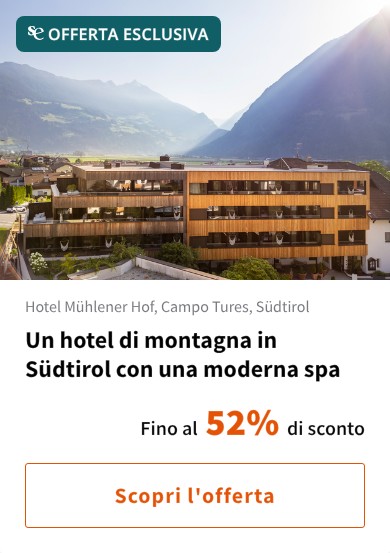 Un hotel di montagna in Südtirol con una moderna spa