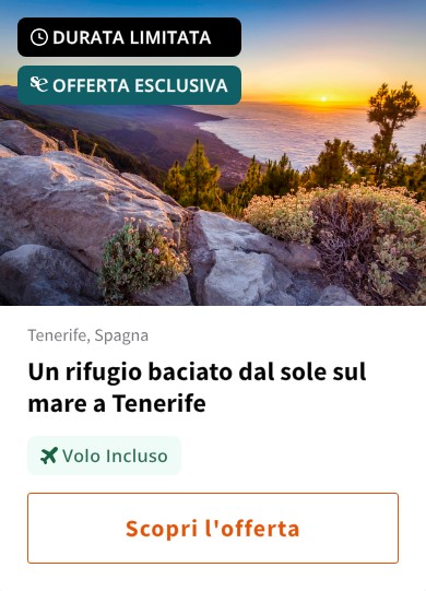 Un rifugio baciato dal sole sul mare a Tenerife
