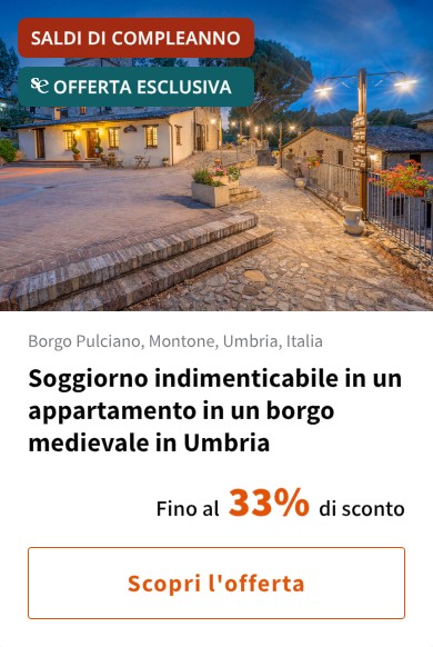 Soggiorno indimenticabile in un appartamento in un borgo medievale in Umbria