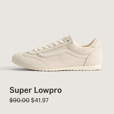 Sand White Beige Super Lowpro Shoe