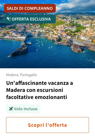 Un'affascinante vacanza a Madera con escursioni facoltative emozionanti