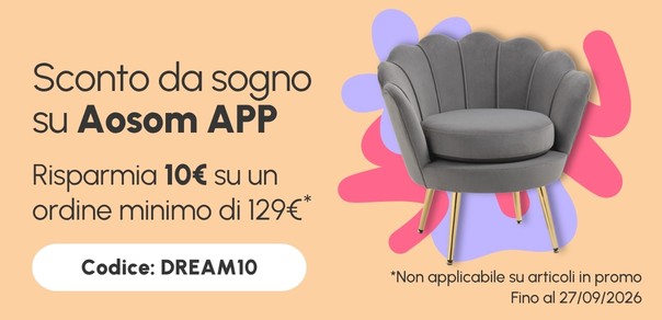 Scarica Aosom APP e approfitta di offerte esclusive