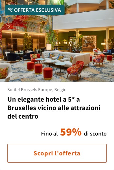 Un elegante hotel a 5* a Bruxelles vicino alle attrazioni del centro